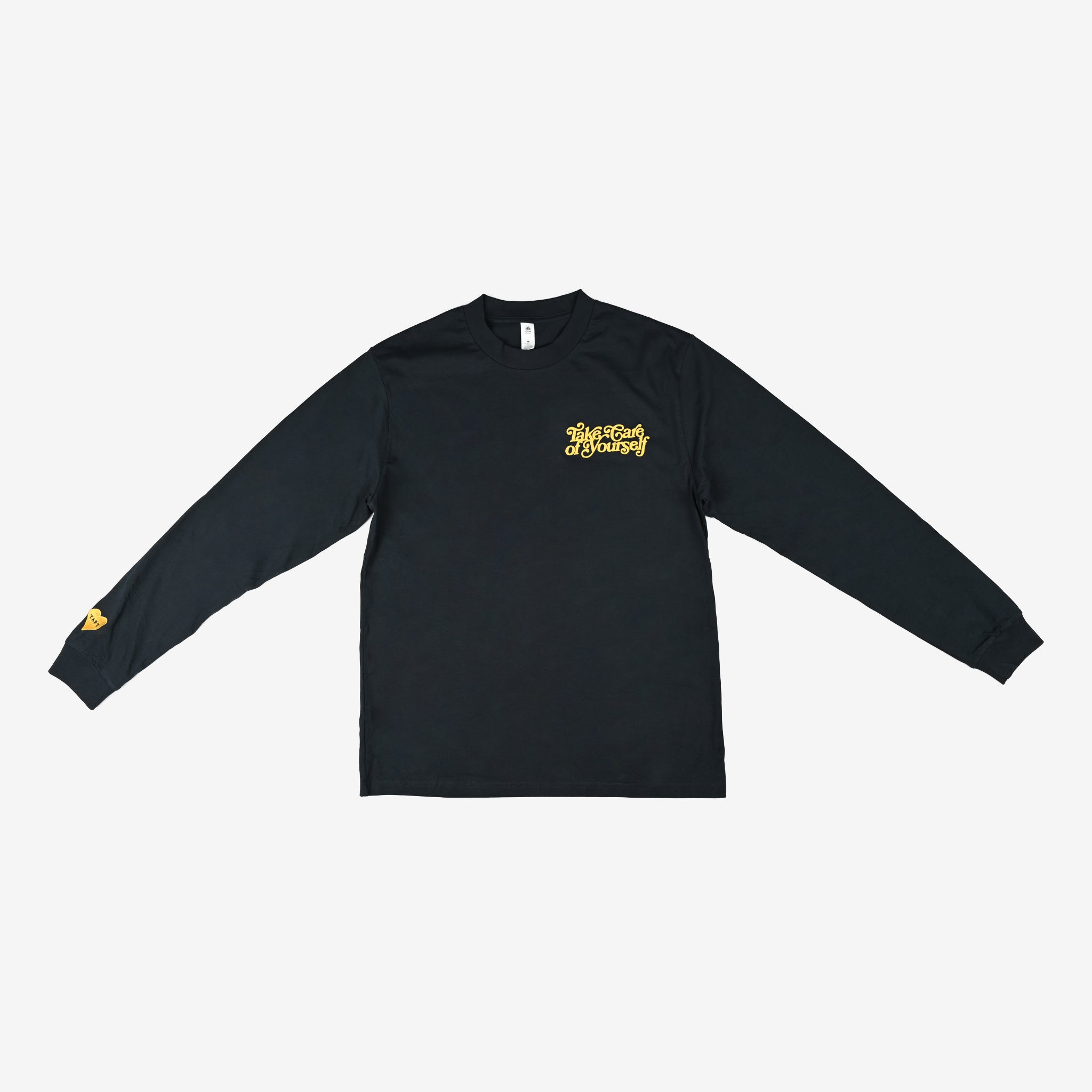 Take Care Long Sleeve Shirt in Navy 1 Take Care Long Sleeve Shirt in Navy