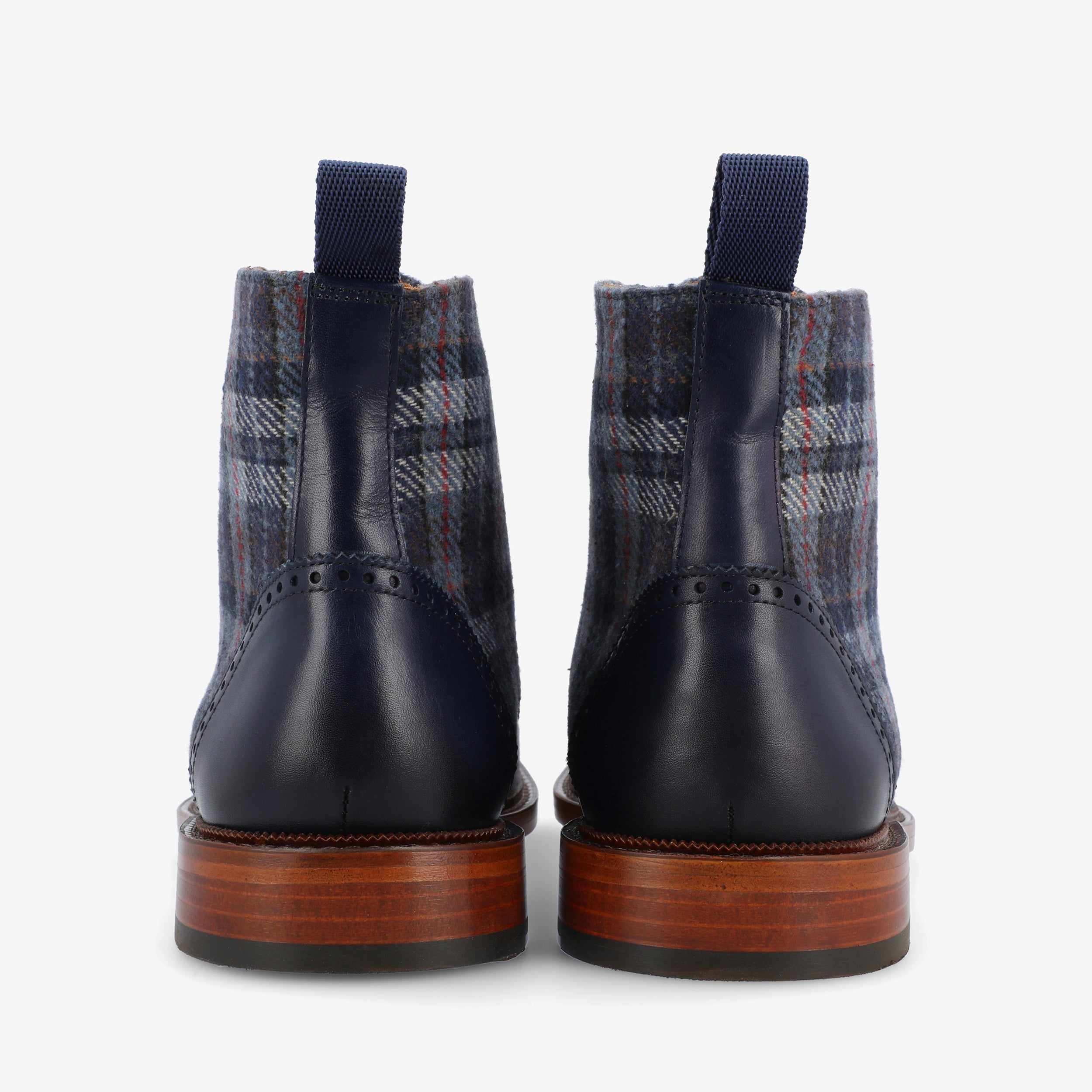 The Hamilton Boot in Blue Plaid (Last Chance, Final Sale) 4 The Hamilton Boot in Blue Plaid (Last Chance, Final Sale)