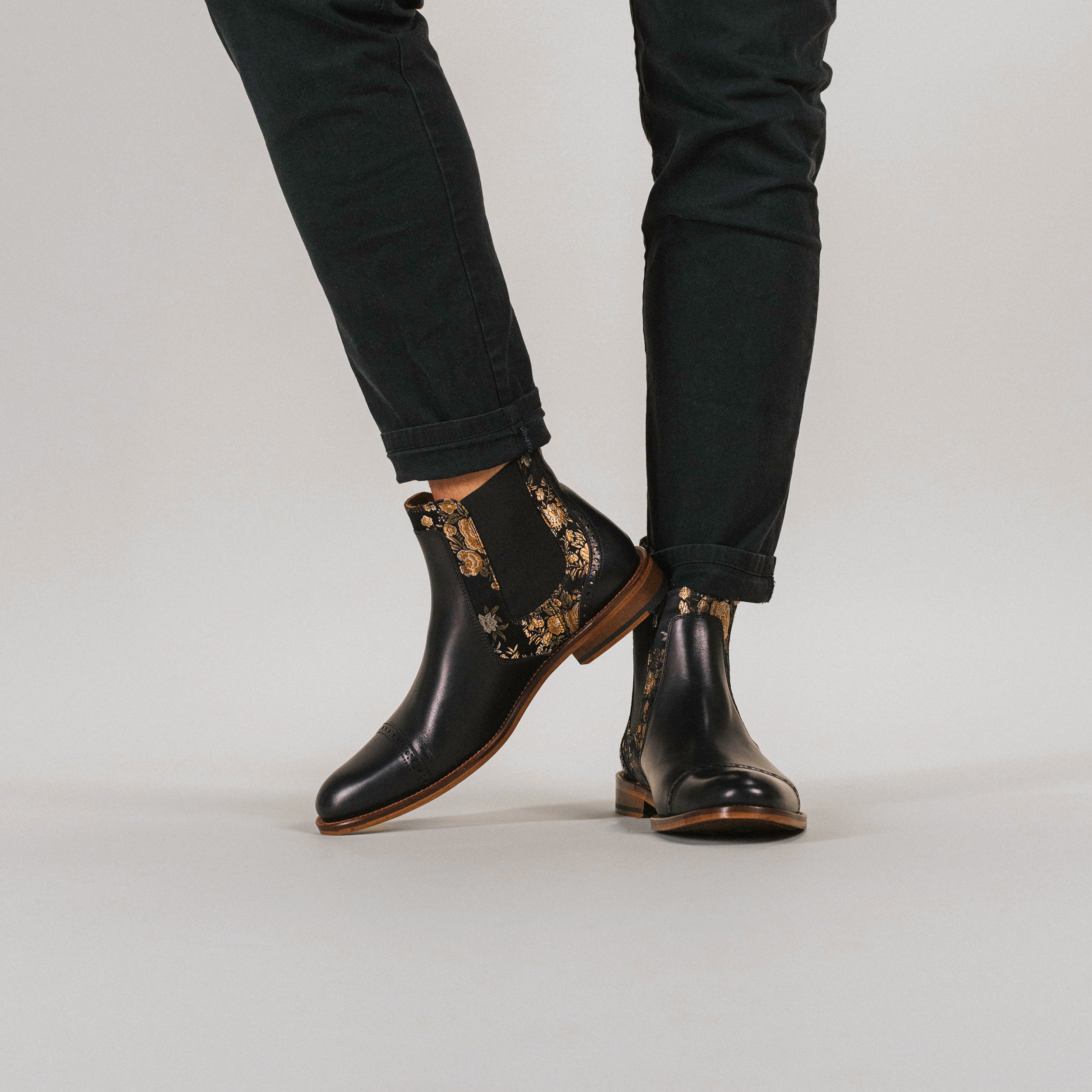 The Valencia Chelsea Boot in Eden Noir 2 The Valencia Chelsea Boot in Eden Noir