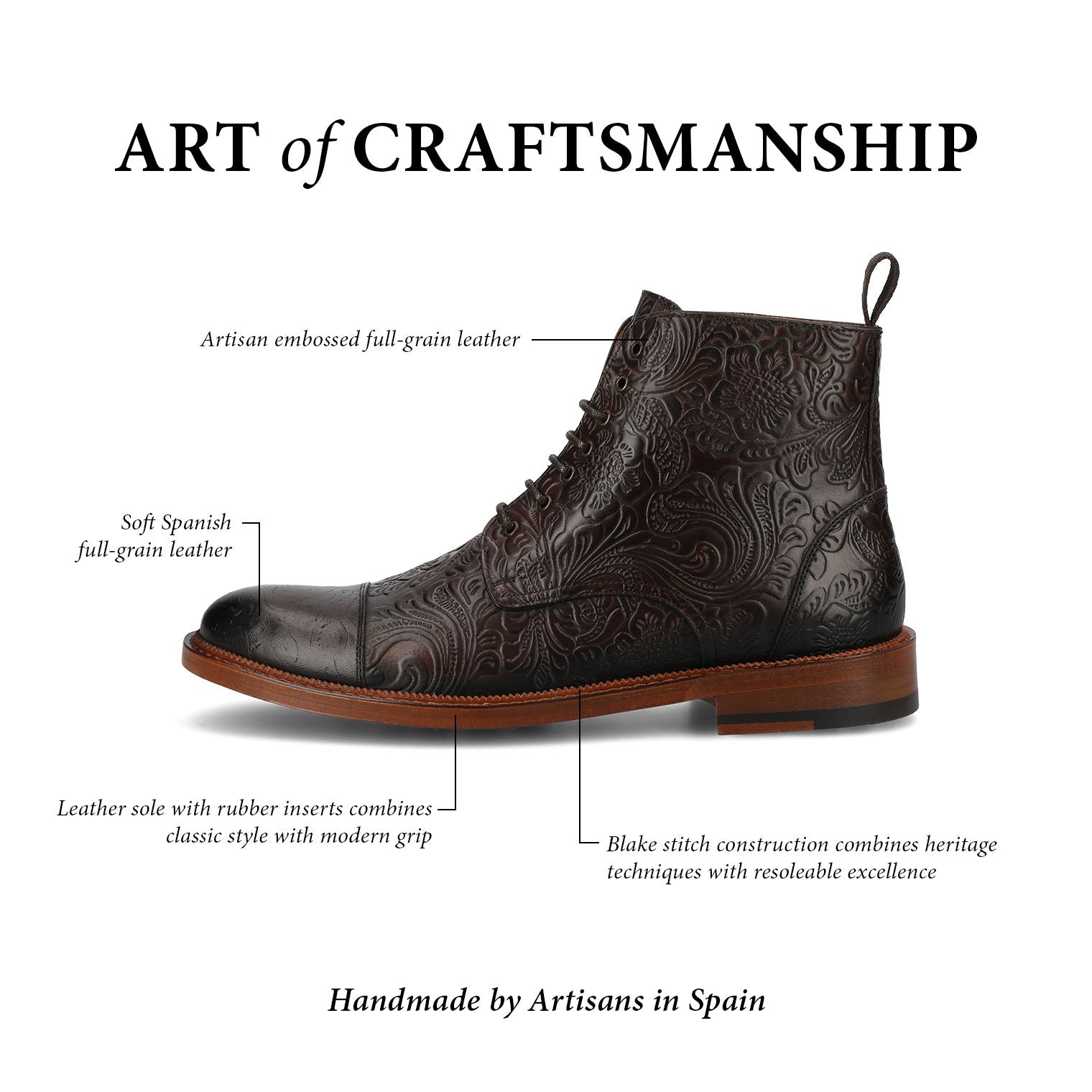 The Rome Boot in Marron Viejo 2 The Rome Boot in Marron Viejo