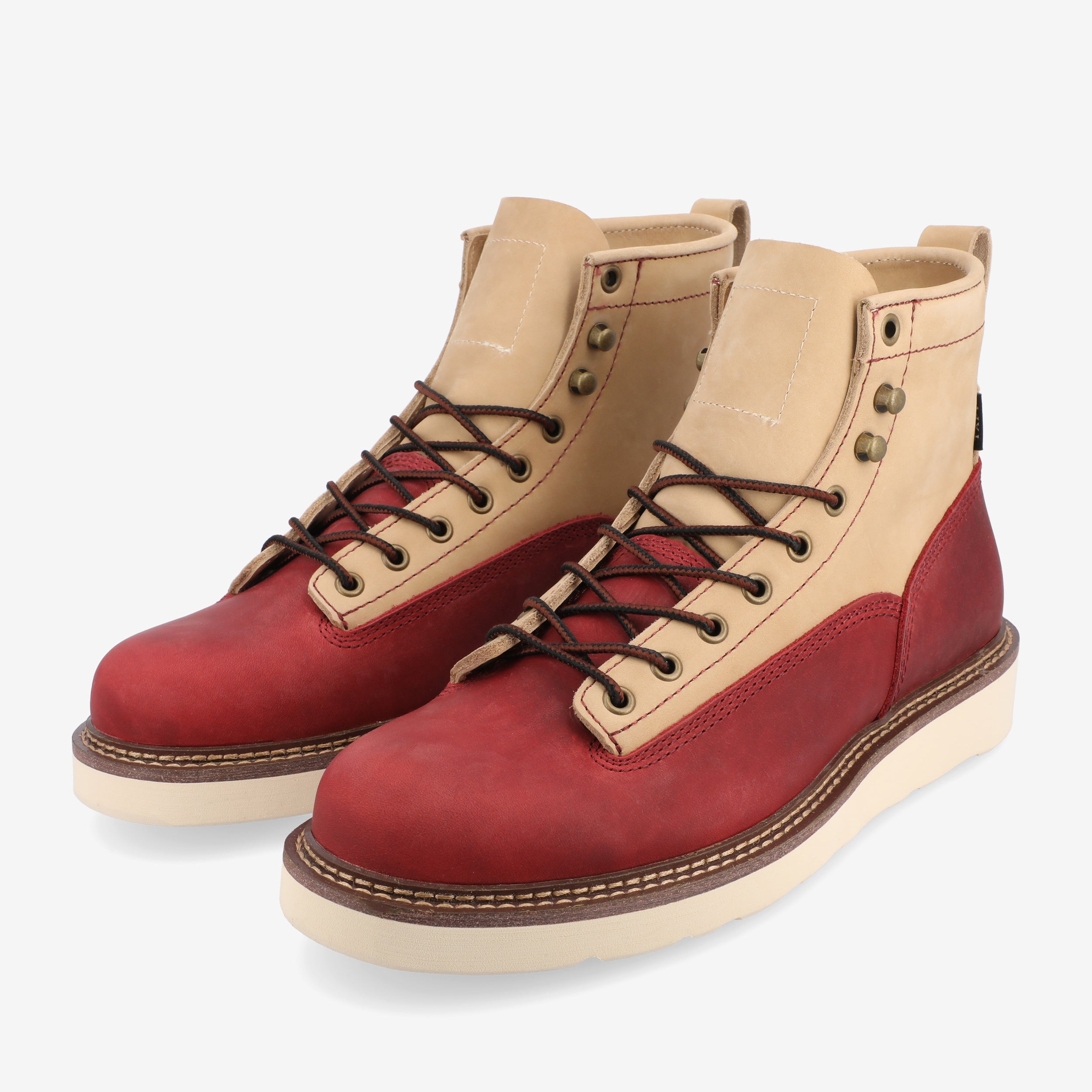 Model 001 Boot in Cherry/Cream (Last Chance, Final Sale) 2 Model 001 Boot in Cherry/Cream (Last Chance, Final Sale)