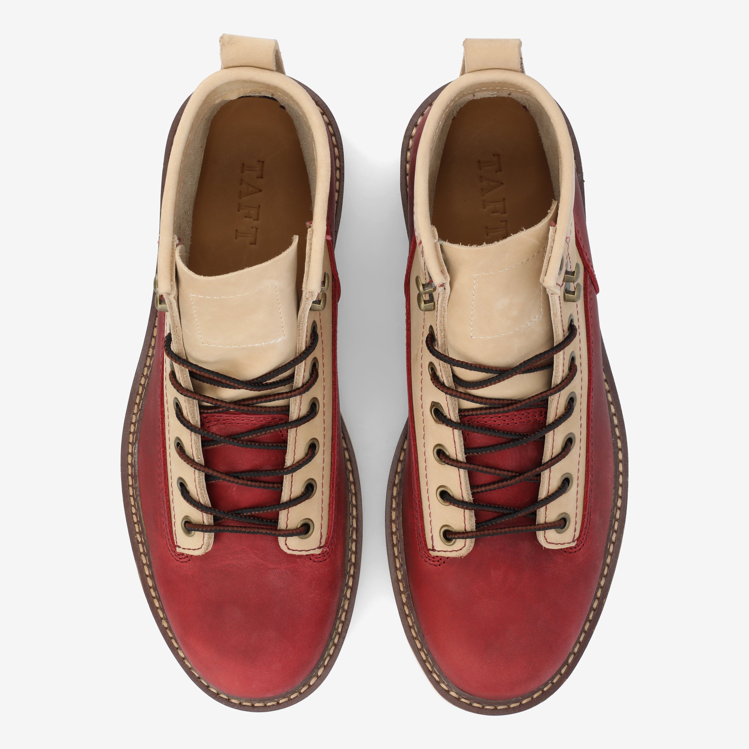 Model 001 Boot in Cherry/Cream (Last Chance, Final Sale) 3 Model 001 Boot in Cherry/Cream (Last Chance, Final Sale)