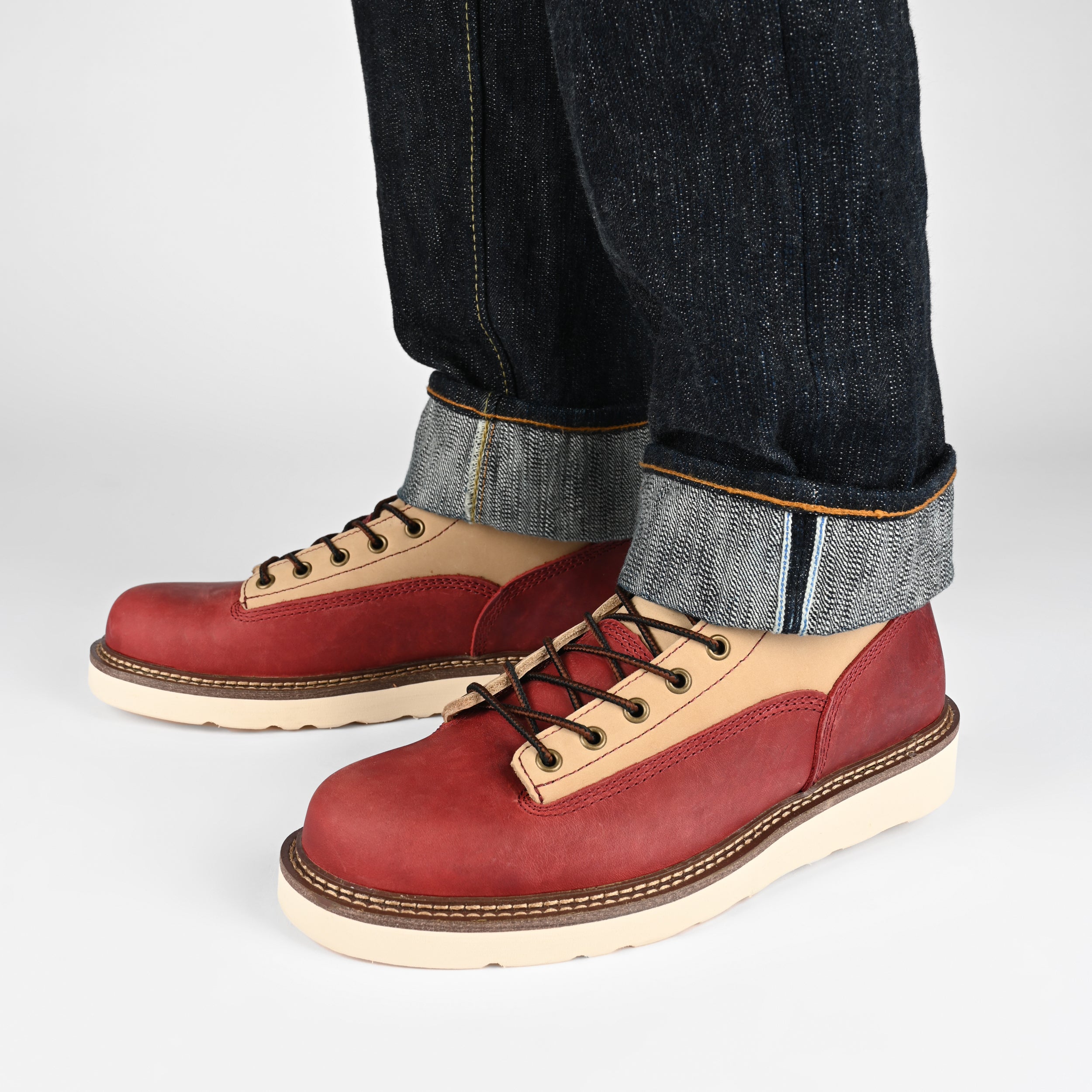 Model 001 Boot in Cherry/Cream (Last Chance, Final Sale) 6 Model 001 Boot in Cherry/Cream (Last Chance, Final Sale)