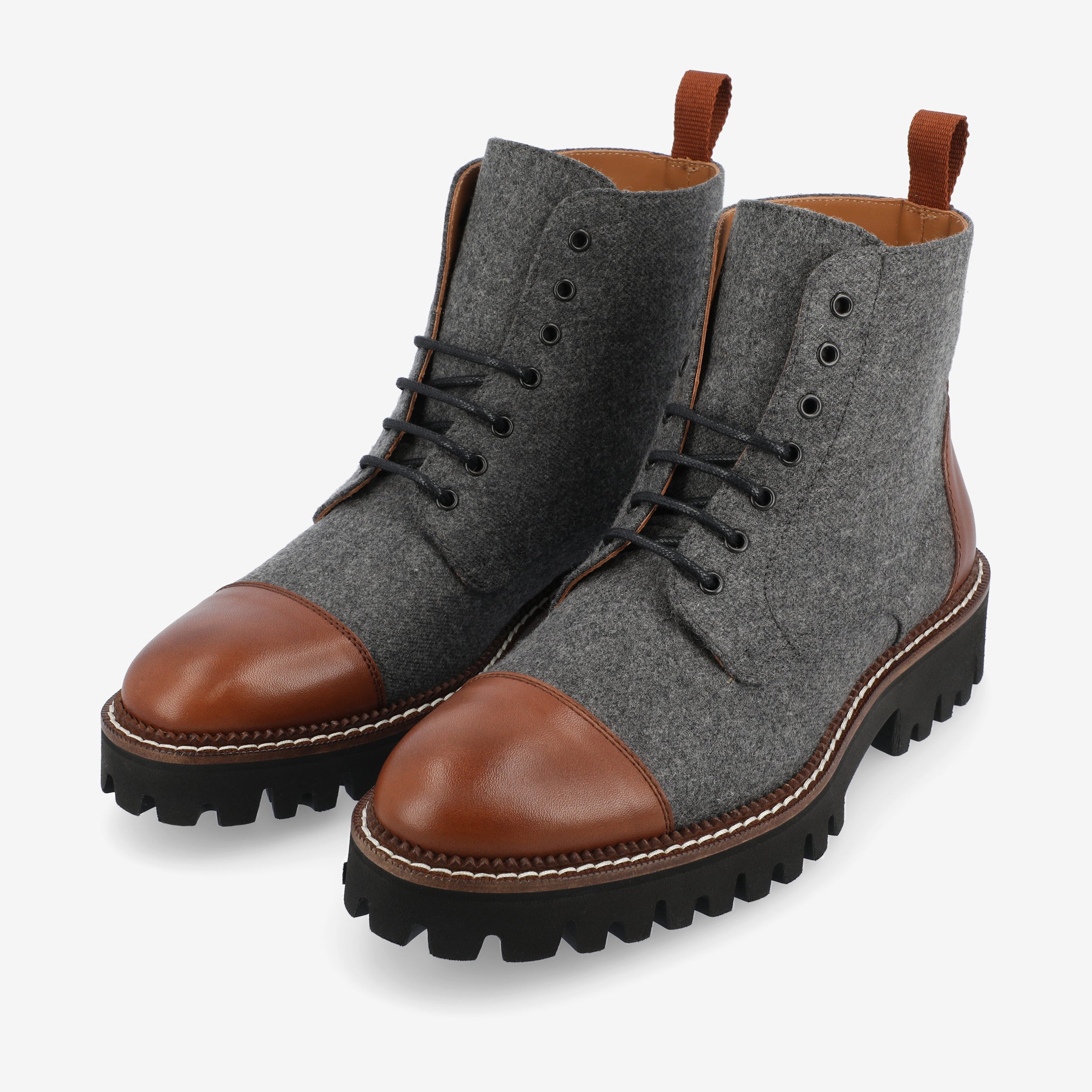 The Jill Boot in Grey/Brown (Last Chance, Final Sale) 2 The Jill Boot in Grey/Brown (Last Chance, Final Sale)