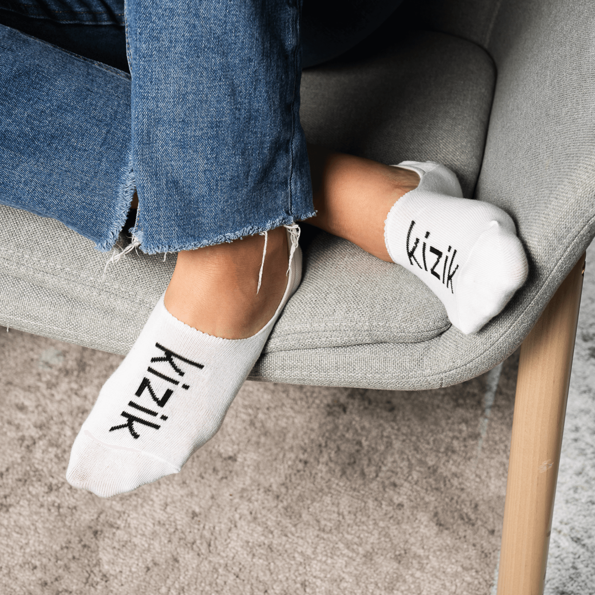 Kizik No Show Socks - White - 3 Pack 2 Kizik No Show Socks - White - 3 Pack