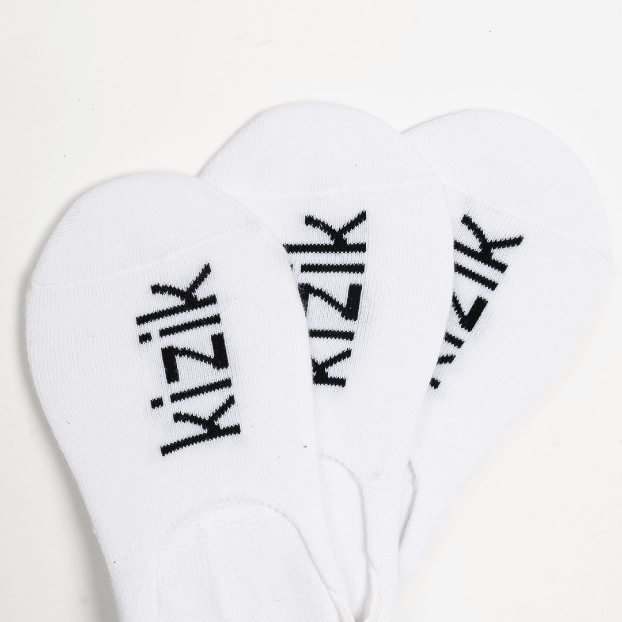 Kizik No Show Socks - White - 3 Pack 5 Kizik No Show Socks - White - 3 Pack