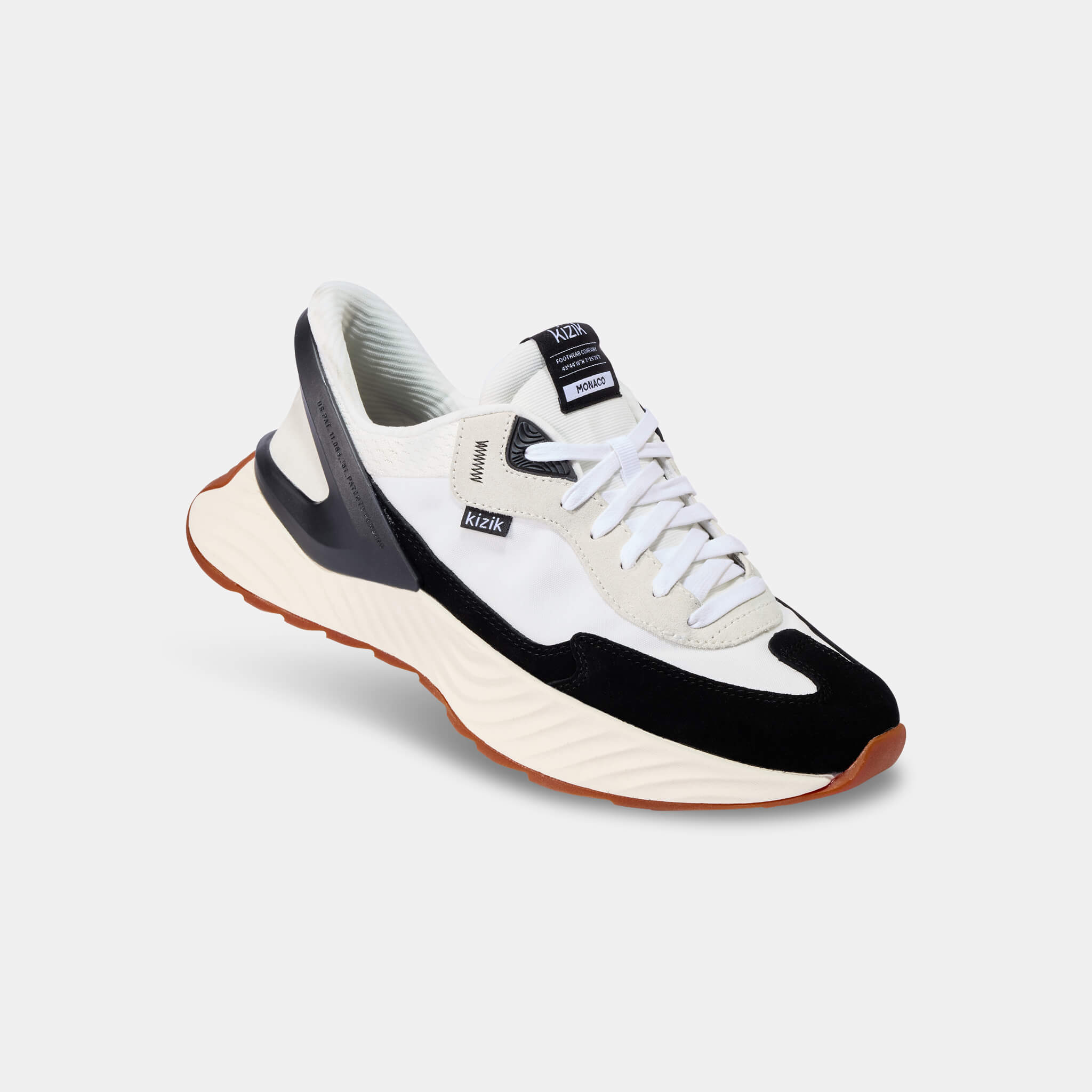 Men's Monaco - White/Black 2 Men's Monaco - White/Black