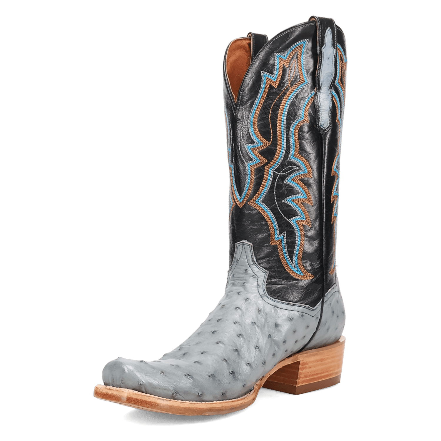 BRADY FULL QUILL OSTRICH BOOT 8 BRADY FULL QUILL OSTRICH BOOT